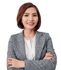 Abstract mountain landscape